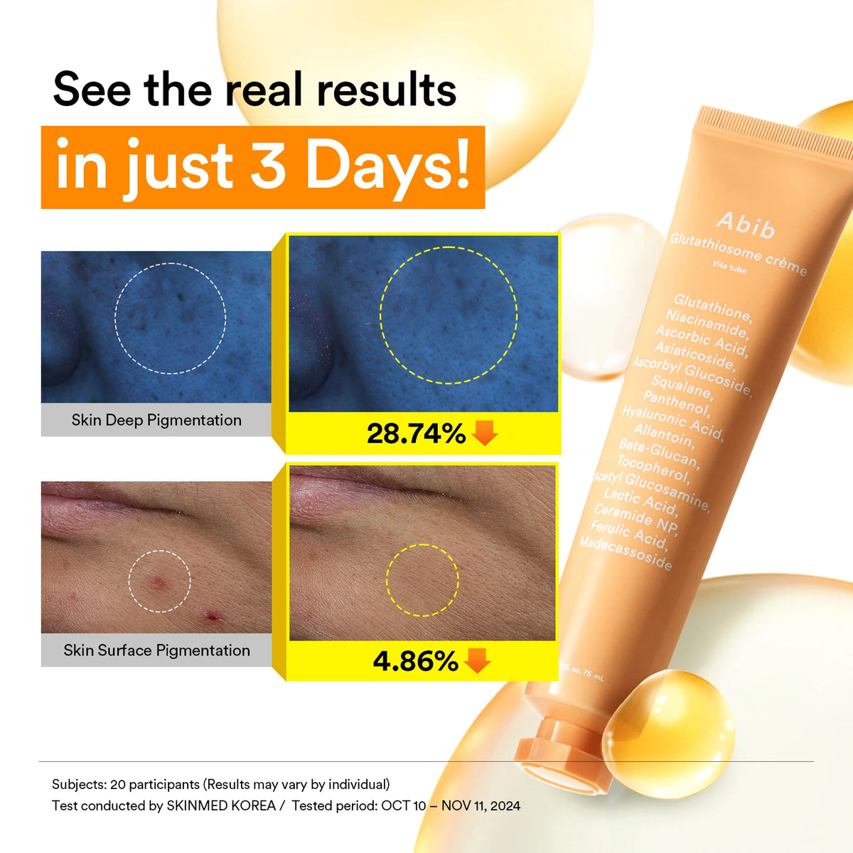 Abib Glutathiosome cream Vita tube 75ml