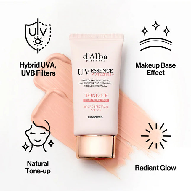 d'Alba Protector solar Tone Up Waterfull SPF50+