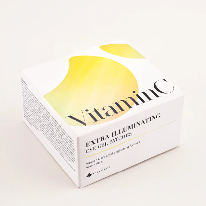 K-Secret Parche de gel VITAMIN C Extra Illuminating Eye Gel Patches 60unidades