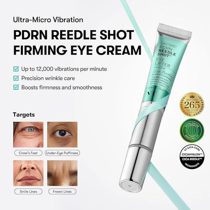 VT COSMETICS PDRN Reedle Shot Eye Lifter Contorno de Ojos Reafirmante y Anti-líneas con PDRN (15 ml)