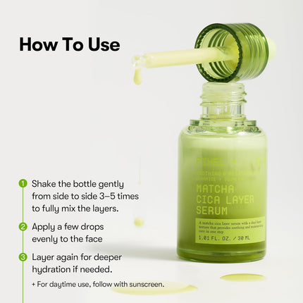VT COSMETICS Matcha Cica Layer Serum – Sérum Hidratante con Matcha y Centella Asiática 30 ml