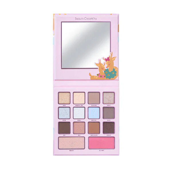 Beauty Creations Paleta de Sombras y Rostro Coleccion Navideña Oh Deer