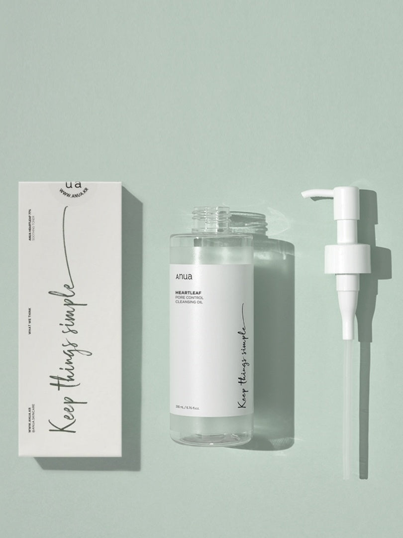 Anua Aceite limpiador para el control de poros Heartleaf