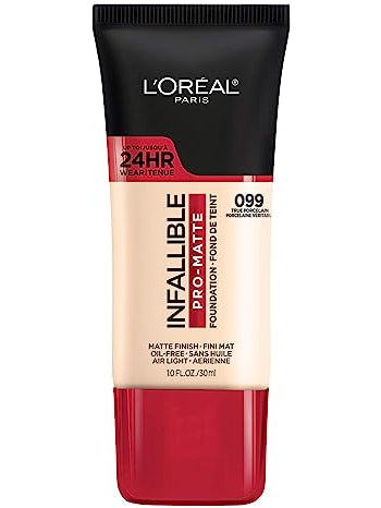 Bases Infallible Pro Mate 24HR para pieles mixtas a grasas