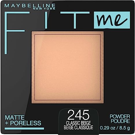 Maquillaje en Polvo Facial Compacto Sin Poros + Fit Me Matte Maybelline