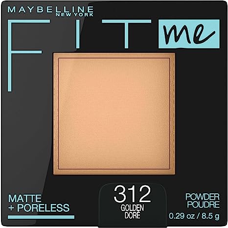 Maquillaje en Polvo Facial Compacto Sin Poros + Fit Me Matte Maybelline