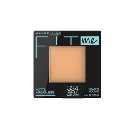 Maquillaje en Polvo Facial Compacto Sin Poros + Fit Me Matte Maybelline